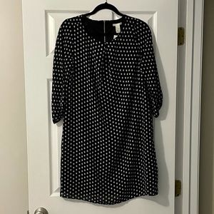 NWT Size 8 Black and White H&M Dress